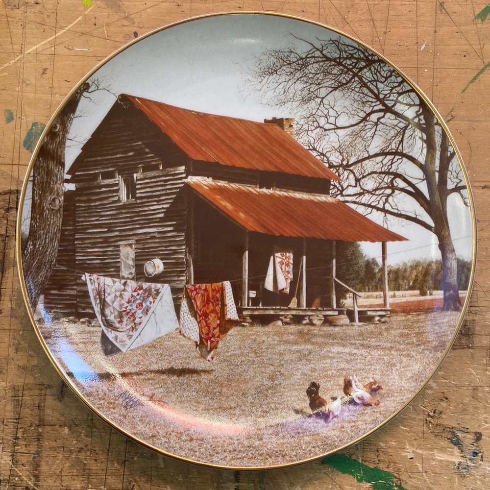 The Hamilton Collection “Winter’s End” Plate by Mel Steele 1991